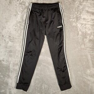 Adidas Pants Men's‎ Medium Black 28X29 Jogger Track 3 Stripe Tapered DQ3076